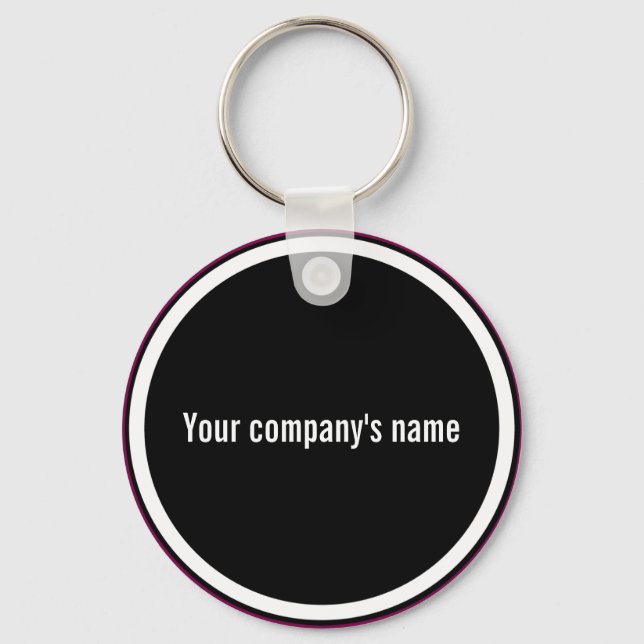 Your Company's Name, template, Keychain (Front)