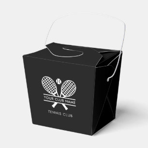 Your Country Club Name Lawn Tennis Team Players Favor Box