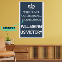 Your Courage Your Cheerfulness Vintage British