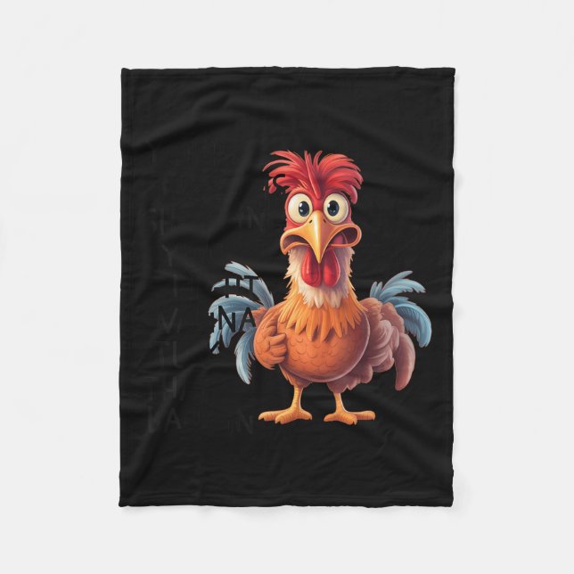 Your Crazy Is Showing You Might W Tuck That Back I Fleece Blanket (Front)