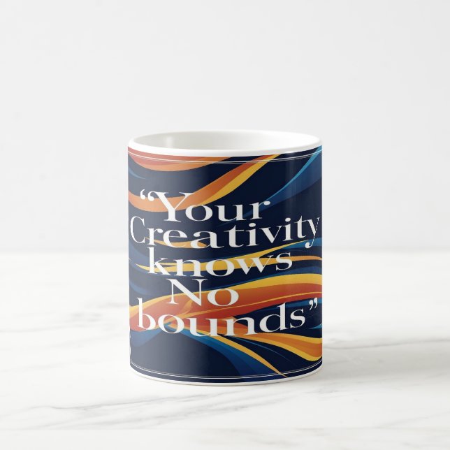 Your Creativity Knows No Bounds Coffee Mug (Center)