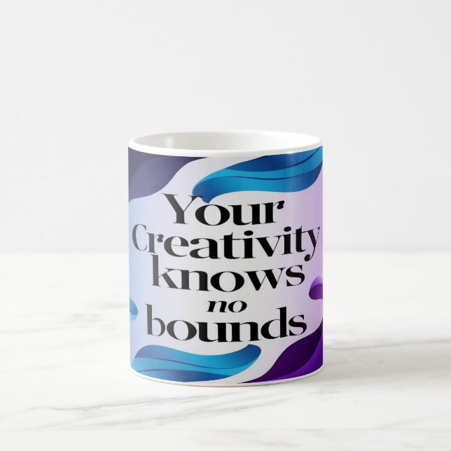 Your Creativity Knows No Bounds option 3 Coffee Mug (Center)