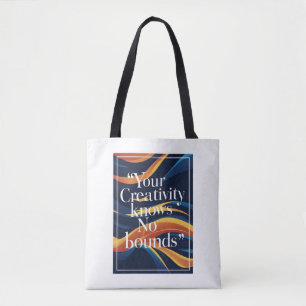 Your Creativity Knows No Bounds option 3 Tote Bag