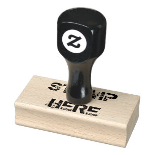 Your Custom 1.5" x 3" Rubber Stamp