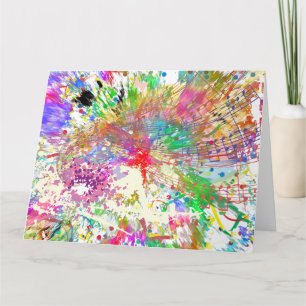 Your Custom Big Greeting Card to bring music joy