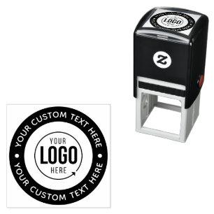 Your Custom Business Logo Self Inking Rubber Stamp