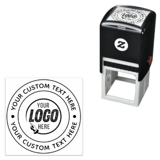 Your Custom Business Logo Self Inking Rubber Stamp