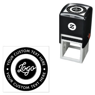 Your Custom Business Logo Self Inking Rubber Stamp