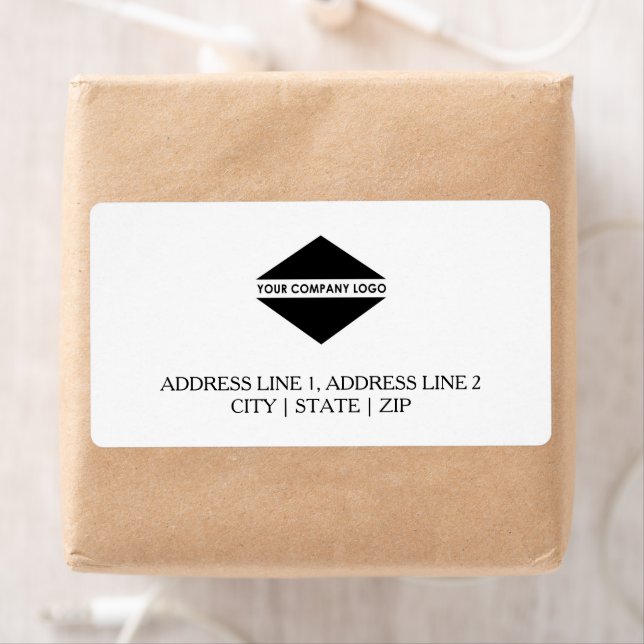 Your Custom Business Logo Shipping Label (Insitu)