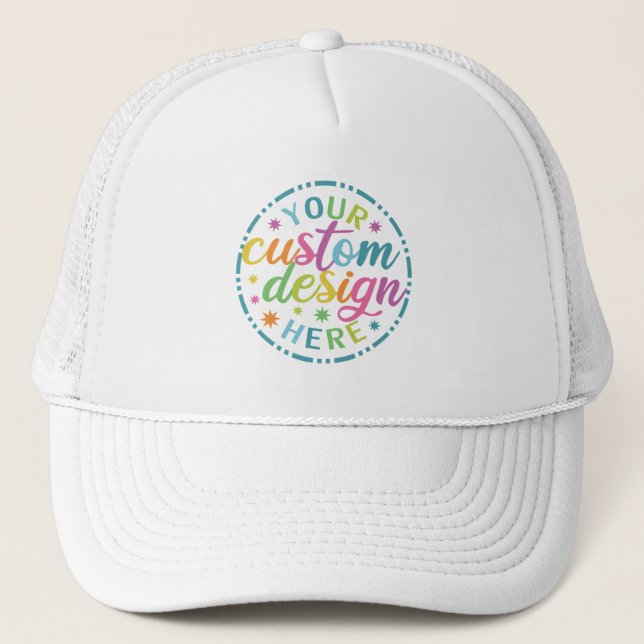 Your Custom Design Here Unisex Merch Trucker Hat (Front)