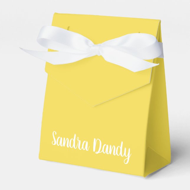 Your Custom Favor Box (Front Side)