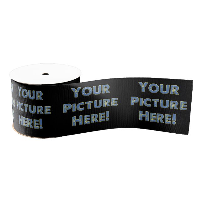 Your Custom Image on Grosgrain Ribbon (Spool)