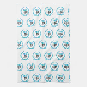 Your Custom Logo   Image All Over Patterned Kitchen Towel