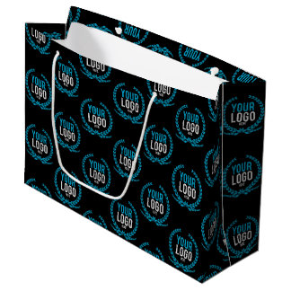 Your Custom Logo | Image All Over Patterned Large Gift Bag