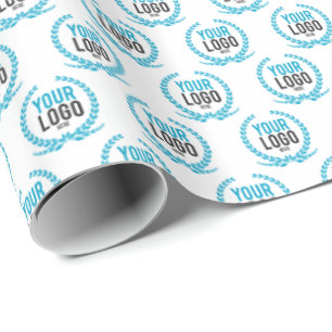 Your Custom Logo   Image All Over Patterned Wrapping Paper