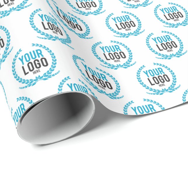 Your Custom Logo | Image All Over Patterned Wrapping Paper (Roll Corner)