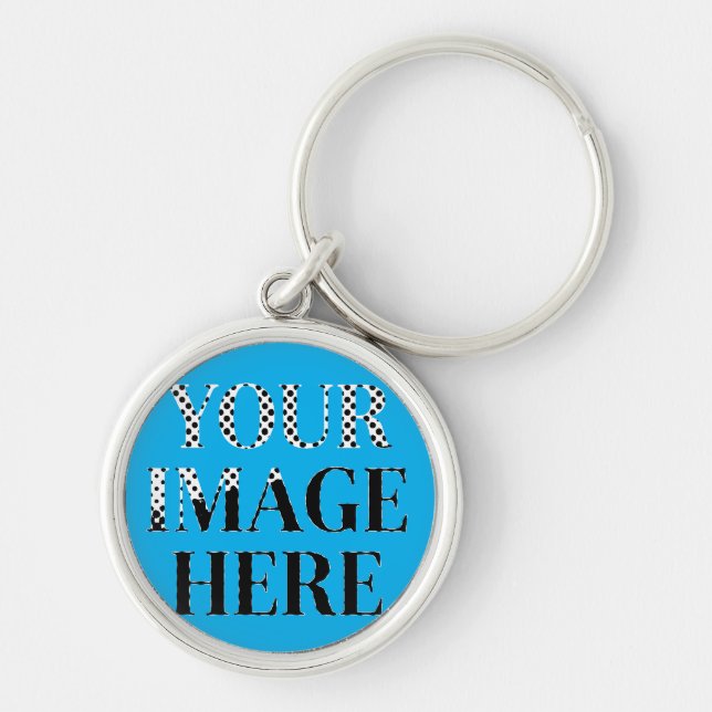 Your Custom Memory - Personalized Photo Placeholde Keychain (Front)