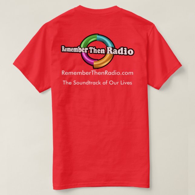Your Custom Men's Basic Dark T-Shirt (Design Back)