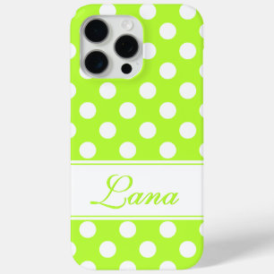 Your Custom Name, Flashy Green Cover for iPhone