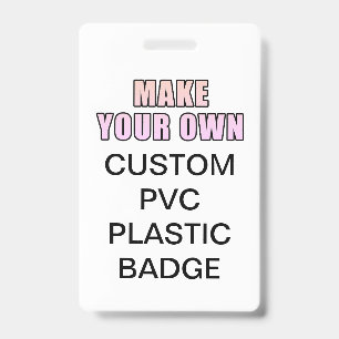 Your Custom Personalized Office Identity PVC Card Badge