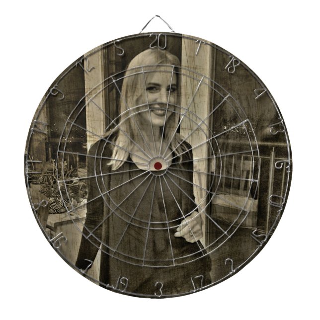 Your custom photo dartboard (Front)