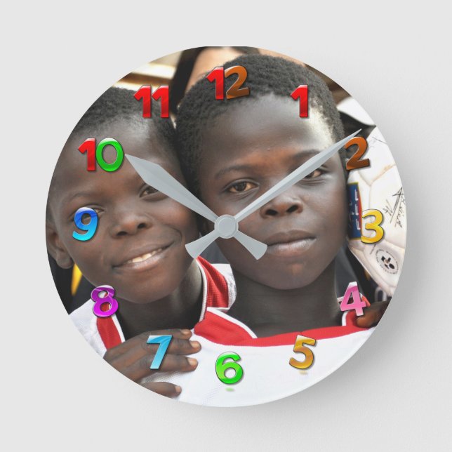 Your Custom Photo Kids Clock (Front)
