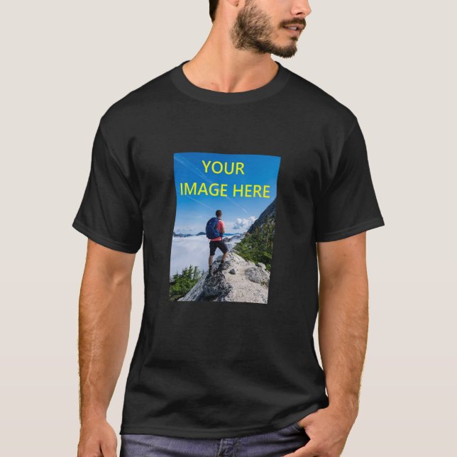 Your Custom Photo, Your Image Here Shirt, Custom T-Shirt (Front)