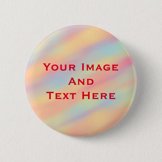 Your custom Picture and Text Personalized 2 Inch Round Button (Front)