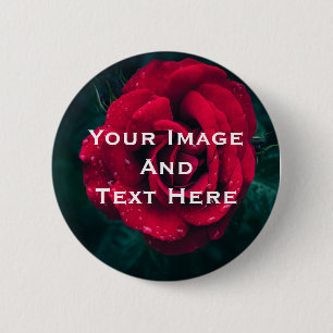 Your custom Picture and Text Personalized 2 Inch Round Button