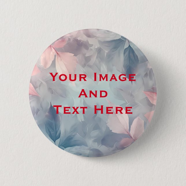 Your custom Picture and Text Personalized 2 Inch Round Button (Front)