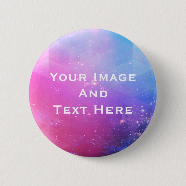 Your custom Picture and Text Personalized 2 Inch Round Button (Front)