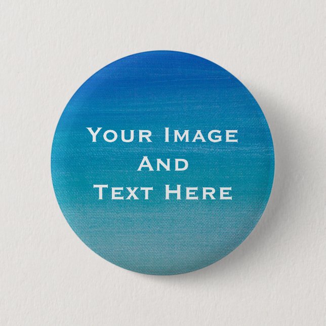 Your custom Picture and Text Personalized Button (Front)