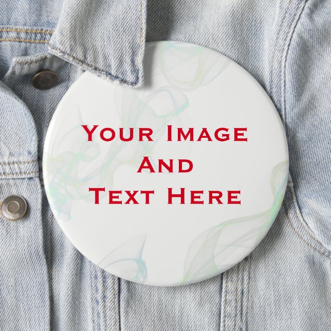 Your custom Picture and Text Personalized Button (In Situ)