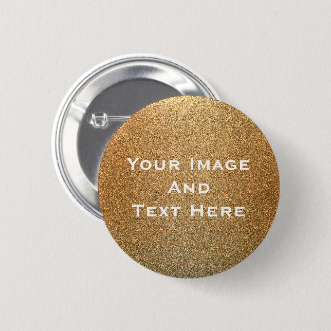 Your custom Picture and Text Personalized Button (Front & Back)