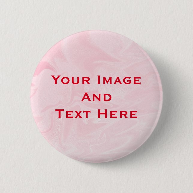 Your custom Picture and Text Personalized Button (Front)