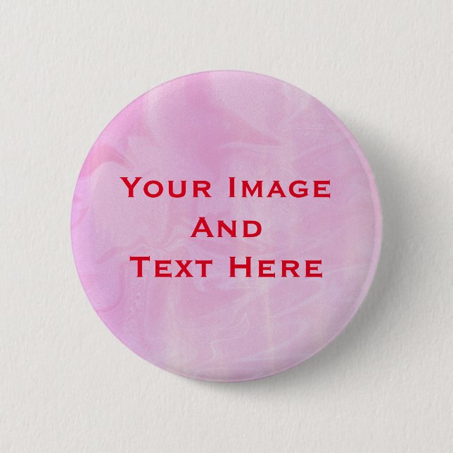 Your custom Picture and Text Personalized Button (Front)