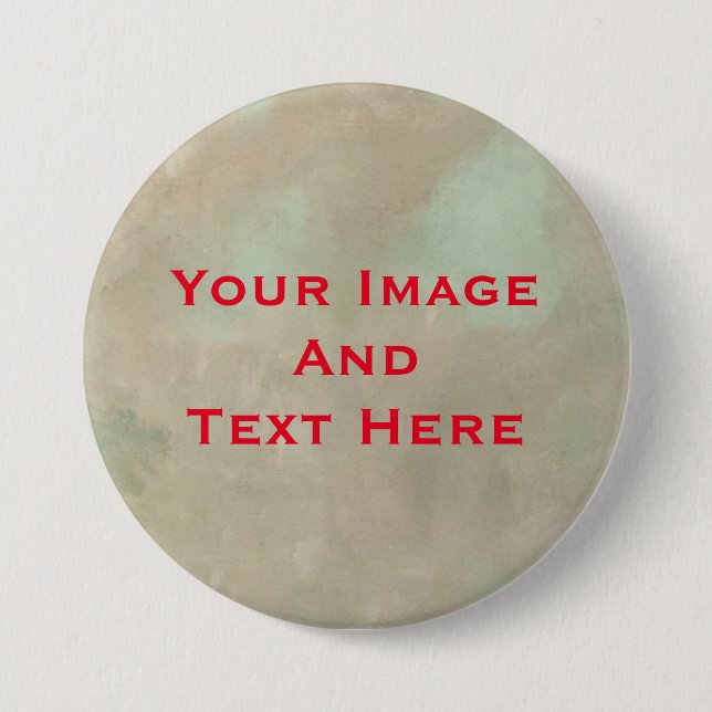 Your custom Picture and Text Personalized Button (Front)