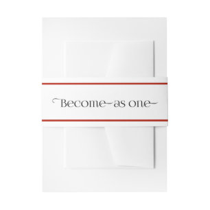Your Custom Portrait Invitation Belly Band