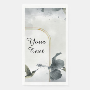 Your Custom Text - Hummingbird Personalized Napkin