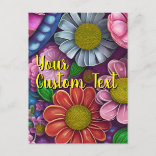 Your Custom Text Mixed Flowers 15 Template