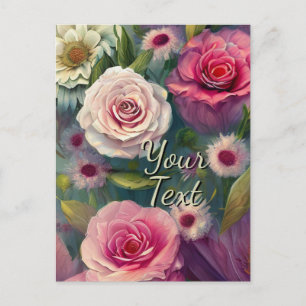Your Custom Text Mixed Flowers 17 Template
