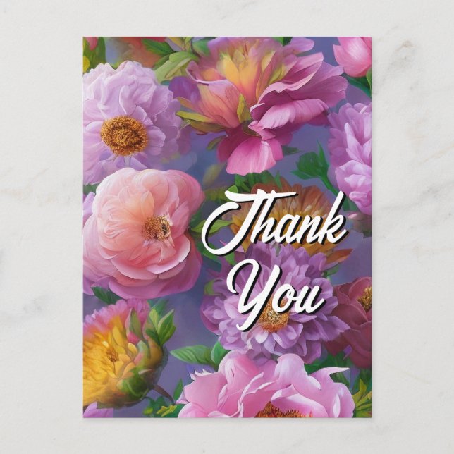 Your Custom Text Mixed Flowers 22 Template (Front)