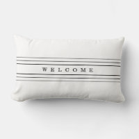 Your Custom Text & Modern Stripes | Black & White