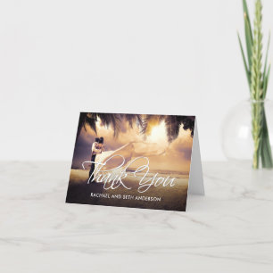 Your Custom Wedding Photo Thank You Card