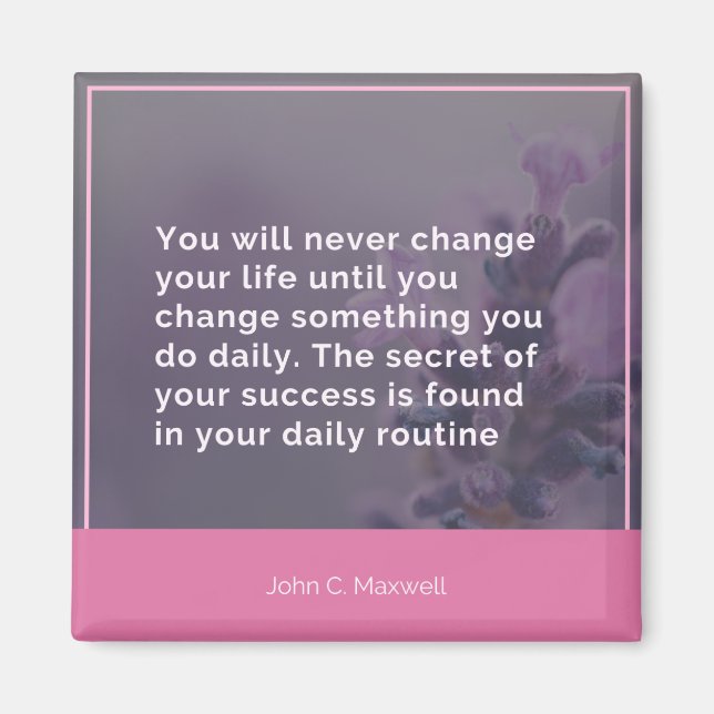 Your Daily Routine Aimant (Devant)