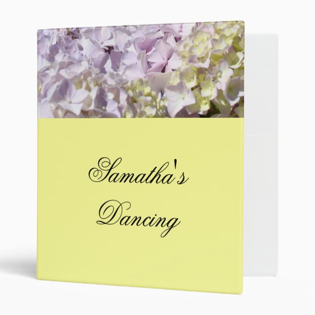 Your Daughters Name Dancing binder Photo Programs (Front/Inside)