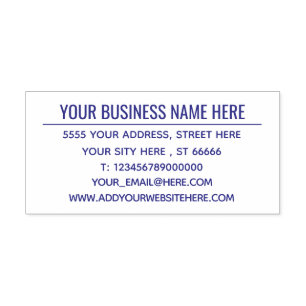 Your Design Address Self-inking Stamp Template