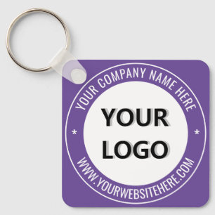 Your Design Business Promotional Keychain Template
