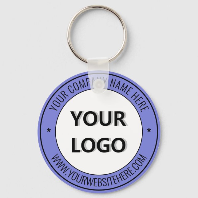 Your Design Business Promotional Keychain Template (Front)