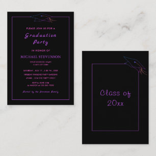 Your Design Graduation Invitation Example